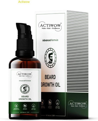 ACTIWOW Beard Growth Oil for Faster Beard Follicle Activation Hair Oil(30 ml)