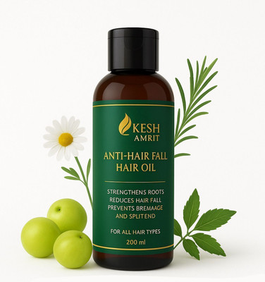 kesh amrit AYURVEDIC HAIR OIL WITH 13 HERBS | ANTI-HAIR FALL OIL Hair Oil(200 ml)