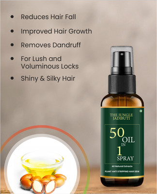 The Jungle Jadibuti 50 Oil in 1 Hair Growth Spray Hair Oil(30 ml)