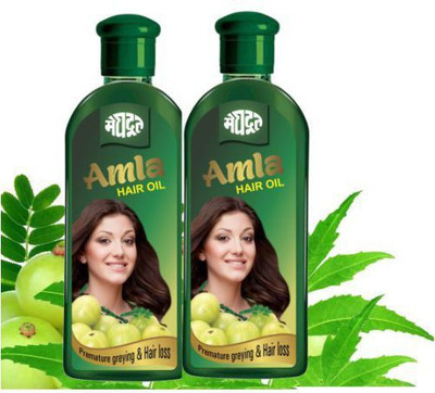 MEGHDOOT Amla Hair Oil Pack of 2 Hair Oil(500 ml)