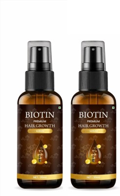 Bejoy Biotin Natural Oil Extracts Based- Argan Oil, Tea Tree Oil Ect. Pack Of 2 Hair Oil(60 ml)