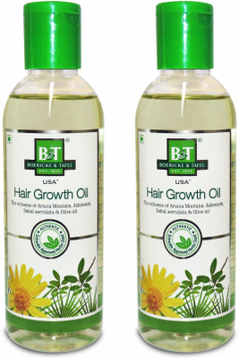 Boericke & Tafel Hair Growth oil for long & shining Hair - 200 ML (Pack of 2) Hair Oil(400 ml)