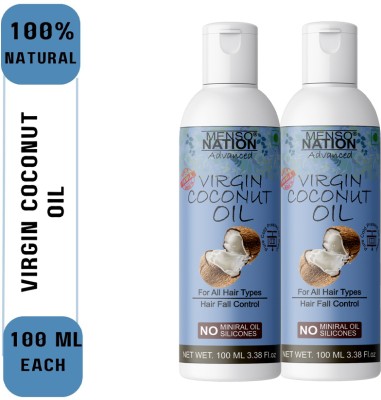 Mensonation Cold Pressed Extra Virgin Coconut Oil For Skin, Mother & Baby  Hair Oil(200 ml)