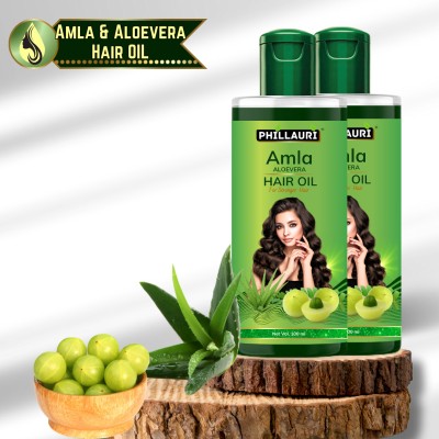 Phillauri Amla and Aloevera Hair Growth Herbal Natural Hair Oil(200 ml)