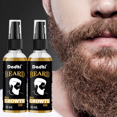 Dadhi Beard Oil – 50ml For Flake-Free Beard & Clean Appearance (Pack of 2) Hair Oil(50 ml)