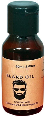 GFSU - GO FOR SOMETHING UNIQUE Natural Hair Oil for Thicker & Longer Beard | Beard Oil for men Hair Oil(60 ml)