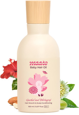 MAATE Baby Growth and Scalp Conditioning Enriched with Gurhal & Bhringraj Hair Oil(150 ml)