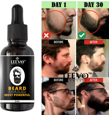 LEEVO Beard growth oil Hair Oil(30 ml)