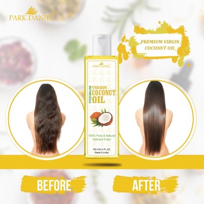 PARK DANIEL Premium Virgin Coconut Oil(100 ml) Hair Oil(100 ml)