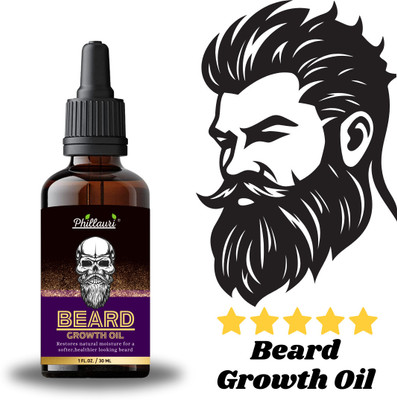 Phillauri Beard oil For Moisturizes Skin|| Adds Essential Oils||(pack of 1) Hair Oil(30 ml)