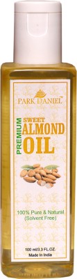 PARK DANIEL Pure and Natural Sweet Almond Oil(100 ml) Hair Oil(100 ml)