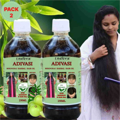 Adivasi BHRAMGRAJ Medicine All Type of Hair Problem Herbal Growth Hair Oil 500 ML Hair Oil(500 ml)