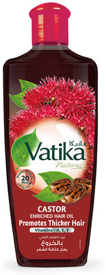 VATIKA Castor Enriched Parabens Free  Hair Oil(200 ml)