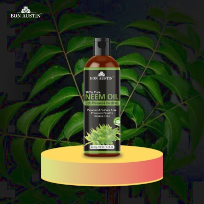Bon Austin Premium Neem Herbal Hair Oil - For Hair Growth and Anti Hair Fall 100ml Hair Oil(100 ml)
