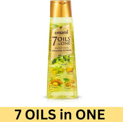 EMAMI 7 Oils In One Hair Oil Makes Hair 20X Stronger. Hair Oil(500 ml)