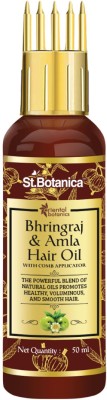Oriental Botanics Bhringraj & Amla Hair Oil | Strengthens & Nourishes Hair | No Parabens Hair Oil(50 ml)
