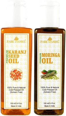 PARK DANIEL Premium Karanj oil and Moringa oil combo of 2 bottles of 100 ml (200ml) Hair Oil(200 ml)