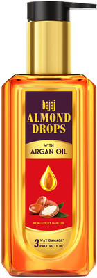 BAJAJ Almond Drops Non Sticky , With Almond & Argan For Rs. 179 @ 50 %