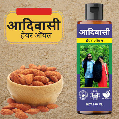 ADIBASI HAIR OIL with Powerful Herbal Growth Activation Blend Hair Oil(200 ml)