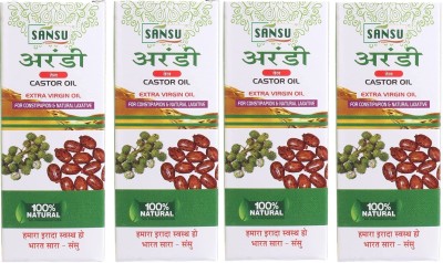 Sansu Arandi ( Castor oil For Hair Growth) 100ml X 4 Hair Oil(400 ml)