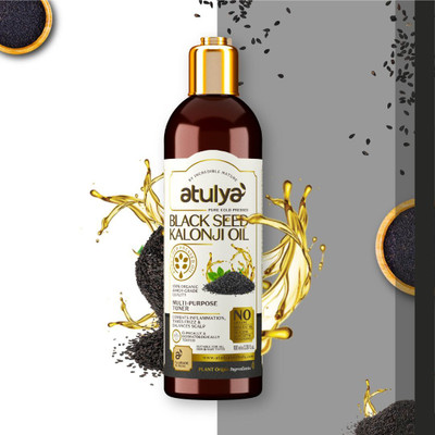 Atulya Pure Cold Pressed Black Seed Kalonji Oil 100 ml Hair Oil(100 ml)