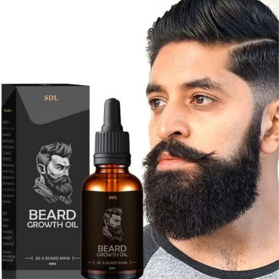 SDL natural Beard Growth oil Men choice Beard smooth shine  Hair Oil(30 ml)