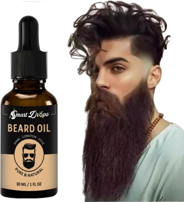 smartdrops 10x Supreme Quality Beard Growth With Advanced Formula Based Hair Oil(30 ml)