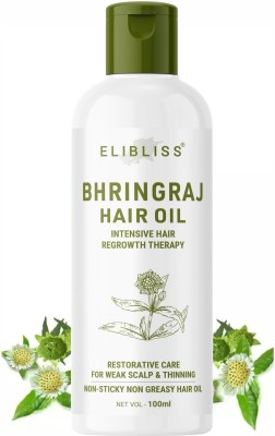 ELIBLISS Bhringraj Oil for Hair Growth and Resolve Dandruff Issue 100ml  Hair Oil(100 ml)