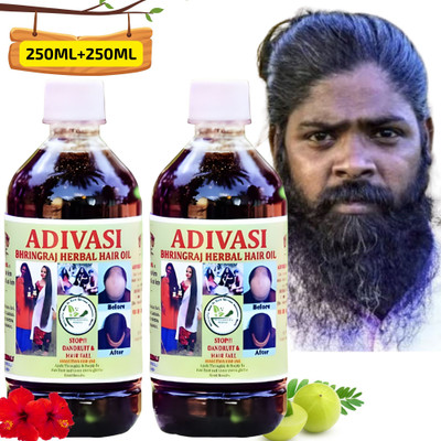 Adivasi MIXED OIL METHOD HAIR GROWTH OIL FOR LONG HAIRS Hair Oil(500 ml)