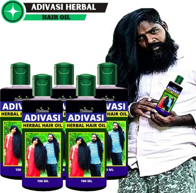 Phillauri Adivasi Herbal Pure Adivasi Hair Growth/Hair Fall Control Oil For Men & Women Hair Oil(500 ml)