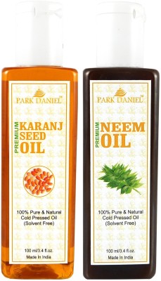 PARK DANIEL Premium Karanj oil and Neem oil combo of 2 bottles of 100 ml (200ml) Hair Oil(200 ml)
