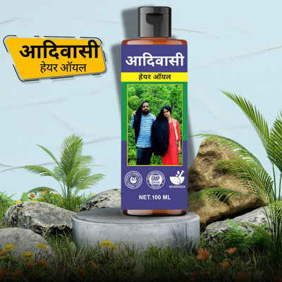 KGF Adivasi Hair Oil Flax Seeds Oil for Repairing Damaged Hair Hair Oil(100 ml)