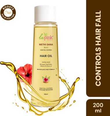 La Pink Methi Dana Hair Oil 8-in-1 with Bhringraj,Onion Growth Hair Oil(200 ml)
