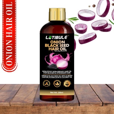 Latibule Black Seed Onion Hair Oil - WITH COMB APPLICATOR - Regrowth Aryuvedic  Hair Oil(250 ml)