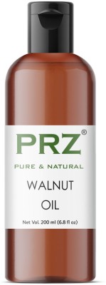 PRZ Walnut Cold Pressed Carrier Oil (200ML) - Pure Natural & Therapeutic Grade Oil For Skin Care & Hair Care Hair Oil(200 ml)