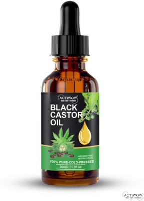 ACTIWOW Black Castor Oil For Hair Follicle Nourishment Hair Oil(30 ml)