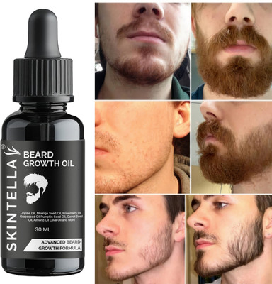 Skintella Advanced Beard Growth oil-For Patchy beard Growth Hair Oil(30 ml)