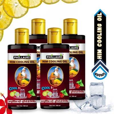 Phillauri Herbal Cool Hair oil 100ml Men & Women For Hair Regrowth And Strong Hair Oil(400 ml)