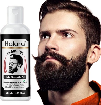 Halara Beard Hair Growth Oil For Men And Inspired By Nature Premium Blend Oil Hair Oil(50 ml)