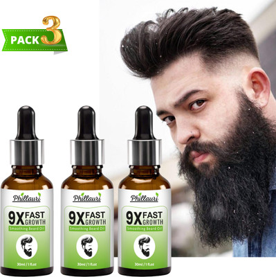 Phillauri Beard Oil For Beard Hair Growth and Moustache for Men Hair Oil(90 ml)