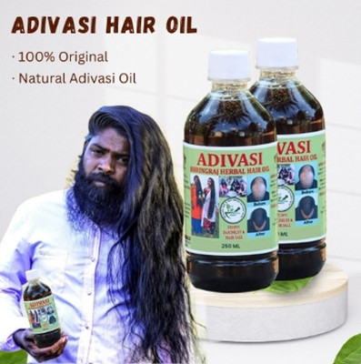 Adivasi Herbal Strong roots oil, privents hair fall good for hair growth Hair Oil(502 ml)