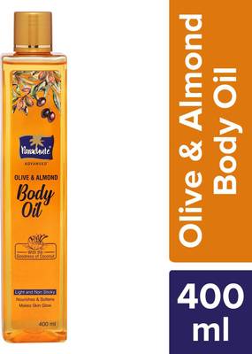 Parachute Advansed Olive & Almond Body Oil For Nourished Glowing Hair Oil