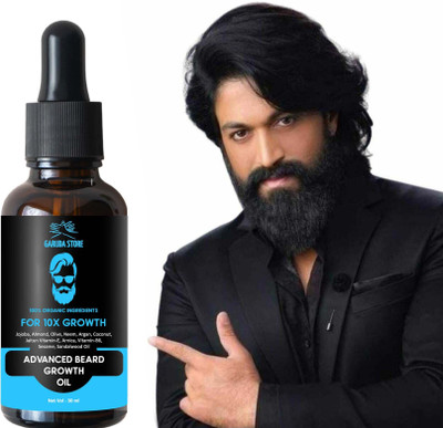 Garuda Store Oil Beard Oil - Moisturizes and Nourishes Beard Leaves Your Bear Hair Oil(30 ml)