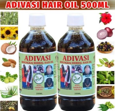 Adivasi Ayurvedic Privents Hair fall & Hair Growth500mili Hair Oil(500 ml)