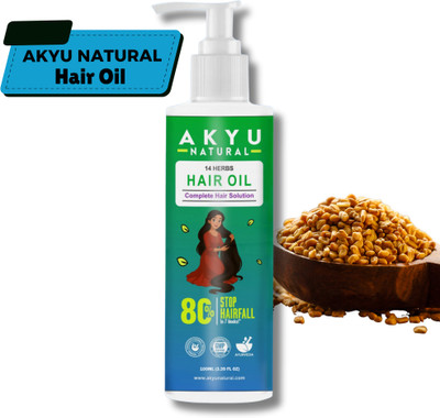 Akyu-Natural Hair Oil With Castor and Vitamin E Power Hair Oil(100 ml)
