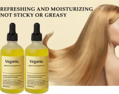 Buy TYA Double Pack of Veganic Hair Growth Oil – 2 x 60ml(120 ml)