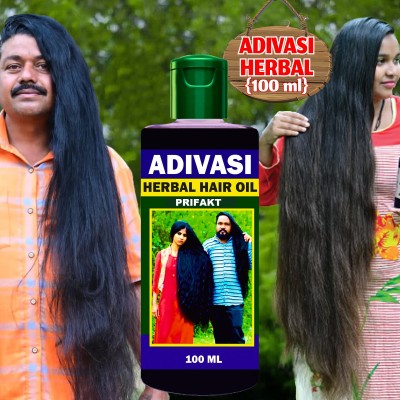 Prifakt Adivasi ALMOND,NILGIRI,AMLA HERBAL HAIR GROWTH OIL Hair Oil(100 ml)
