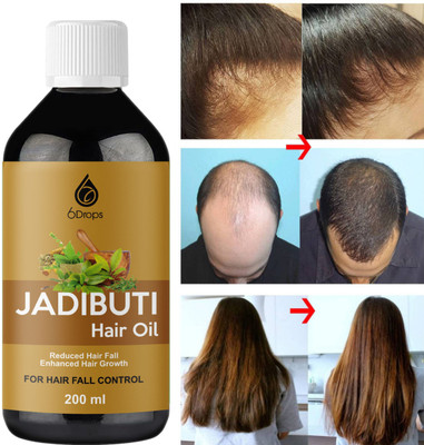 6Drops 5 IN 1 Mix Jadibuti HAIR OIL Hair Oil(200 ml)