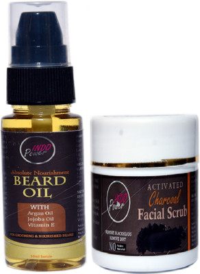 INDOPOWER BnN 245-ABSOLUTE NOURISHMENT BEARD OIL 30ml. + ACTIVATED CHARCOAL FACIAL SCRUB 100g.(2 Items in the set) INDOPOWER BnN 245-ABSOLUTE NOURISHMENT BEARD OIL 30ml. + ACTIVATED CHARCOAL FACIAL SCRUB 100g.(2 Items in the set)