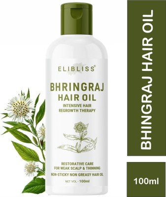ELIBLISS Bhringraj Hair Oil for Hair Regrowth & Hair Fall Control  Hair Oil(100 ml)